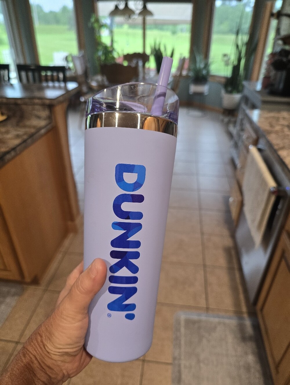 Dunkin Purple Stainless Steel Quencher